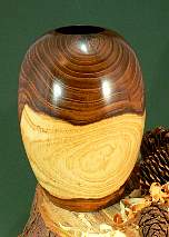 Wood art by Chris Rymer of Inside Out Wood Art made from - Laburnum