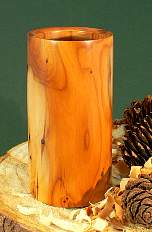 Wood art by Chris Rymer of Inside Out Wood Art made from - Yew