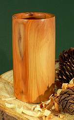 Wood art by Chris Rymer of Inside Out Wood Art made from - Yew
