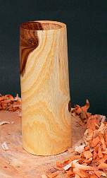 Wood art by Chris Rymer of Inside Out Wood Art made from - Laburnum