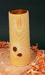 Wood art by Chris Rymer of Inside Out Wood Art made from - Laburnum