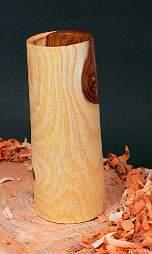 Wood art by Chris Rymer of Inside Out Wood Art made from - Laburnum