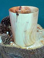 Wood art by Chris Rymer of Inside Out Wood Art made from - Yew