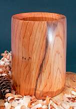 Wood art by Chris Rymer of Inside Out Wood Art made from - Yew