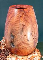 Wood art by Chris Rymer of Inside Out Wood Art made from - Yew