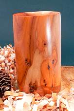 Wood art by Chris Rymer of Inside Out Wood Art made from - Yew