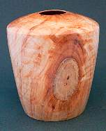 Image of an Sorbus hollow vessel made by Chris Rymer of Inside Out Wood Art